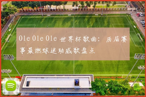 Ole Ole Ole 世界杯歌曲:历届赛事最燃球迷助威歌盘点