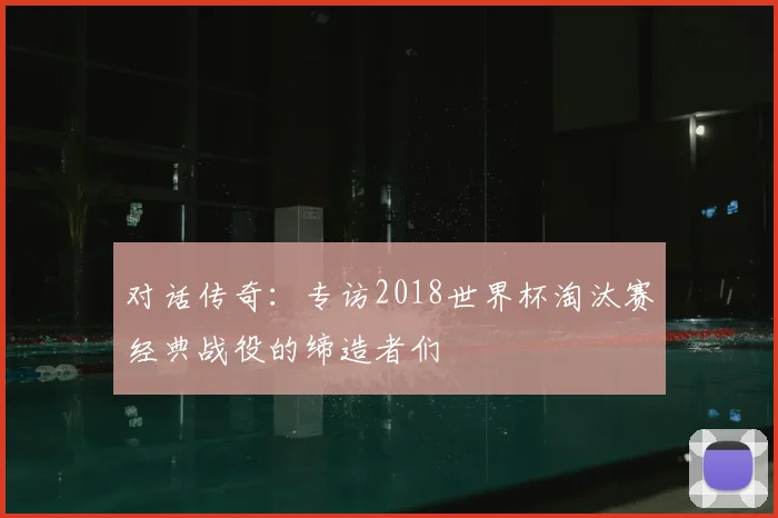 对话传奇：专访2018世界杯淘汰赛经典战役的缔造者们